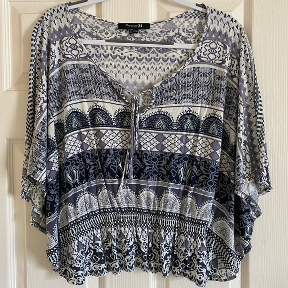 Forever 21 Boho Top - Picture 1 of 4